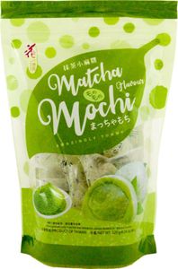 [ 120g ] Love & Love Mochi grüner Tee / Klebreiskuchen mit Matcha Geschmack / Matcha Flavour