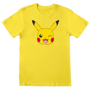 Pokemon - T-Shirt für Herren/Damen Unisex HE704 (S) (Gelb)