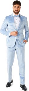 Vintage Blue Velvet Deluxe Samtanzug Größe: 56