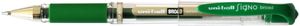 uni-ball Gelschreiber SIGNO broad UM-153C Strichstärke: 0,7 mm grün