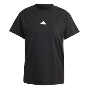 ADIDAS Embroidered T-Shirt Damen schwarz L