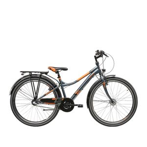 S'COOL Urban steel ltd 26-3 Dark Grey/Orange | Kinderfahrrad | Jugendfahrrad | 26 Zoll