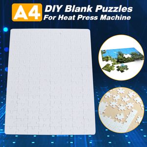 10 stk A4 Selbermachen Blanko Farbe Sublimation Druckbar Stichsäge Puzzle Für Machin