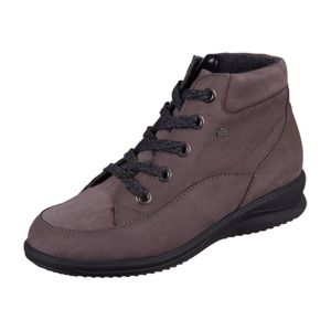 Finn Comfort Parsenn Elefante, Damen, Boots, gefüttert, Reißverschluss, NEU - Damenschuhe Bequeme Stiefel / Stiefeletten, Grau, leder (nabuk)