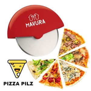 PizzaPilz XXL Pizzaschneider Pizzaroller Pizzarad Pizzamesser Pizzacutter groß