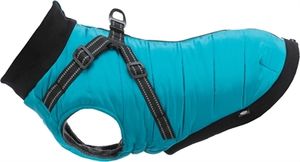 Trixie Hundemantel Pontis mit Geschirr Aqua