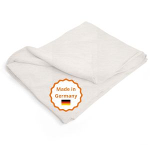 sleepling Kuscheldecke Premium Made in Germany, Sofadecke, 150 x 200 cm, Ökotex, waschbar, natur melange