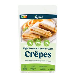 Locawo High Protein & Low Carb* Crêpes | Pfannkuchen | Backmischung 150g