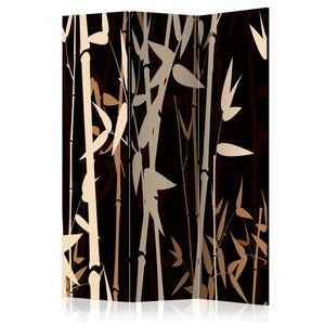 Artgeist 3-teiliges Paravent - Bamboos [Room Dividers] 135 x 172 cm Full-HD Druck UV-beständiger Druck