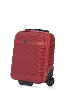 OCHNIK WALAB-0040 - Pevný kufr na kolečkách se 2 kolečky - cestovní kufr (hnědý, velikost XS - 40×30×18 cm)