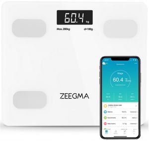 Osobná váha Analytická váha s aplikáciou Zeegma GEWIT biela 200 kg