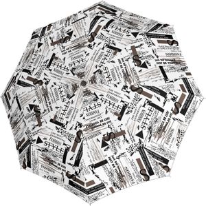 doppler Taschenregenschirm Regenschirm Fiber Magic Style Scribble White weiß