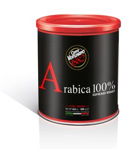 Caffè Vergnano 1882 Arabica 100% Espresso Roast Fine Grind | gemahlen | 250g Dose