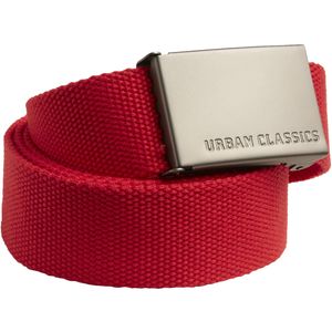 Urban Classics Canvas Belts red - UNI