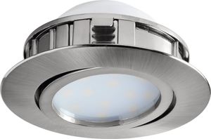EGLO PINEDA LED Einbauspot Ø84, 1-flg., nickel-matt,LED Platine,A+,95849