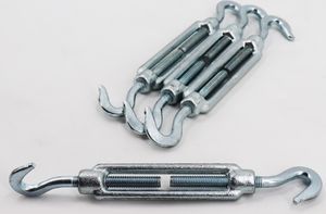 100 Seilspanner für Wildzaun Fostzaun Spannschloss Drahtspanner 2 Haken