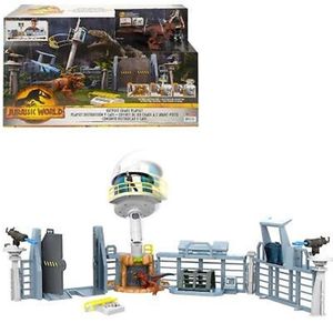 Mattel GYH43 - Jurassic World Outpost Chaos Playset