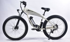 Myatu SYXD 26" E-Bike Citybike,  Elektrofahrrad mit Fat-tyre, Handy Halterung Shark design for snow field