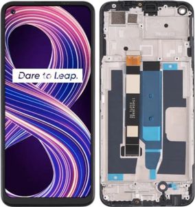 LCD displej a dotykové sklo Oppo REALME 8 5G RMX3241 s rámečkem (REF), náhradní displej pro Oppo REALME 8 5G RMX3241, náhradní díly pro smartphone