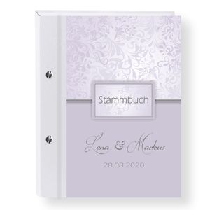 bordeaux silber,Familienstammbuch Stammbuch der Familie Stammbücher Hochzeit 