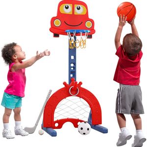 BeebeeRun Basketballkorb Basketballständer für Kinder, Kinder Basketballständer Höhenverstellbar von 125 bis 180 cm