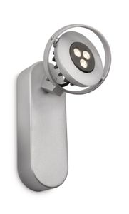 Philips Ledino LED Wandspot Teqno 1-flammig dimmbar 6 W, aluminium lackiert 564204816