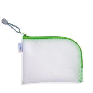 HERMA Reißverschlusstasche "Mesh Bags" DIN A6 grün