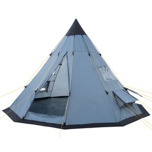 CampFeuer Tipi Zelt Spirit für 4 Personen | Grau | 3000 mm Wassersäule