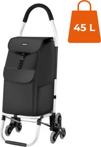 Nákupní taška Shopper, na kolečkách do schodů 45L, 101x45x39, černá Nákupní taška Shopper, na kolečkách do schodů 45L, 101x45x39, černá