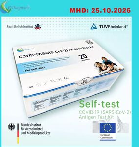 20 Stück Covid-19 eDiagnosis Antigen Schnelltest SARS-CoV-2 Antigen Test Covid-19, Nasaltest, Laientest, Selbsttest zur Eigenanwendung- Device ID 2098 20 Stück Covid-19 eDiagnosis Antigen Schnelltest SARS-CoV-2 Antigen Test Covid-19, Nasaltest, Laientest, Selbsttest zur Eigenanwendung- Device ID 2098