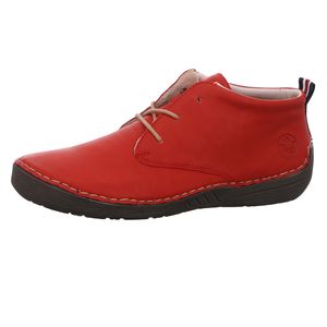 Rieker - MIDCut Bootie red, velikost:39, barva:red kombi flamme 5