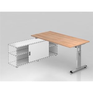 Anbauschreibtisch OSE16, 160 x 80 cm