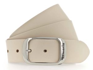 Tamaris Leder Gürtel Leather Belt W85 Light Beige