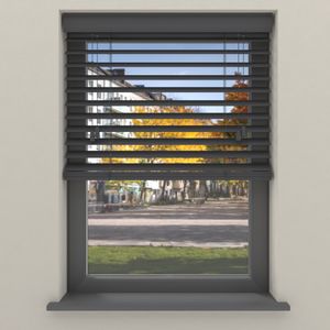 Cocoon Home Jalousien 50mm Lamellen Holzoptik 120x130 - Bambus - Anthrazit Cocoon Home Jalousien 50mm Lamellen Holzoptik 120x130 - Bambus - Anthrazit