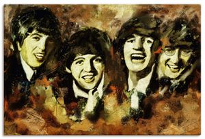 ARTland Leinwandbilder Beatles Größe: 90x60 cm