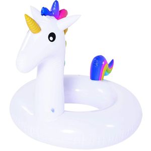 Einhorn aufblasbar Luftmatratze Schwimmtier Schwimmring Wasserspielzeug Unicorn