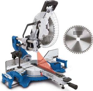 Scheppach HM305SL Kapp-Zugsäge Gehrungssäge mit Laser 2000W 230V 305mm Sägeblatt