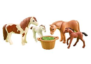 PLAYMOBIL 6534 - Ponys mit Fohlen (Folienverpackung)