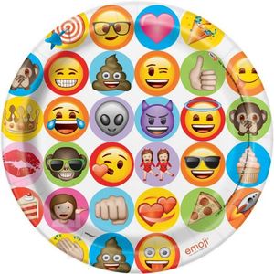 Haza Original party-Teller emoji 22,8 cm 8 Stück