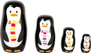 Small Foot 10619 Matrjoschka Pinguin-Familie (1 Stück)
