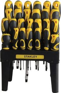 Stanley Tools - 062142 Schraubendrehersatz im Rack 26 Stück SL / PH / PZ / TX