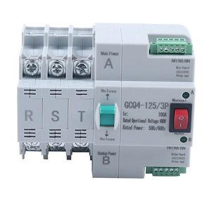 100A 3P Dual Netzteil Transferschalter Umschalter Automatischer Übertragungsschalter