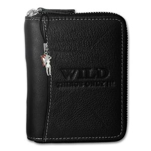 Wild Things peňaženka pánska čierna pravá koža RFID ochrana peňaženky OPJ108S