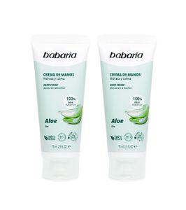Babaria Aloe Vera Hand Cream Lot 2 X 100 Ml