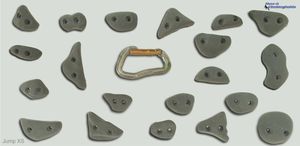 Klettergriffe Jump XS - Move-it-Climbingholds, Farbe:sand
