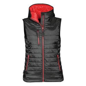 Dámská termální vesta Stormtech Gravity / prošívaná vesta bez rukávů RW4645 (2XL) (černá/červená)