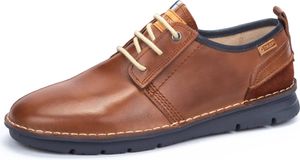 Pikolinos Herren Schnürschuh Leder herausnehmbare Innensohle Rivas M3T-4232, Größe:45 EU, Farbe:Braun