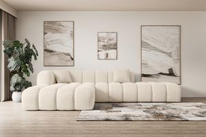 ALTDECOR Ecksofa in L-Form Corner Sofa Bett Eckcouch Couch Wohnlandschaft Cauchsofa OLEA-L2 - 309x190x70 cm Beige ALTDECOR Ecksofa in L-Form Corner Sofa Bett Eckcouch Couch Wohnlandschaft Cauchsofa OLEA-L2 - 309x190x70 cm Beige