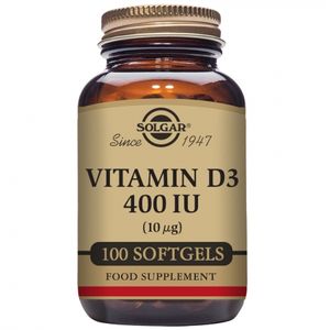 Witamina D3 Solgar 400 iu (100 kapsułek)