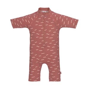 Lässig - UV Schwimmanzug für Babys - Sunsuit Waves - Rosewood, 74/80